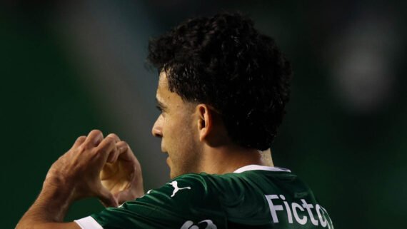 Bruno Rodrigues marcou o 1º gol do Palmeiras diante do Juventude (foto: Cesar Greco/Palmeiras/by Canon)