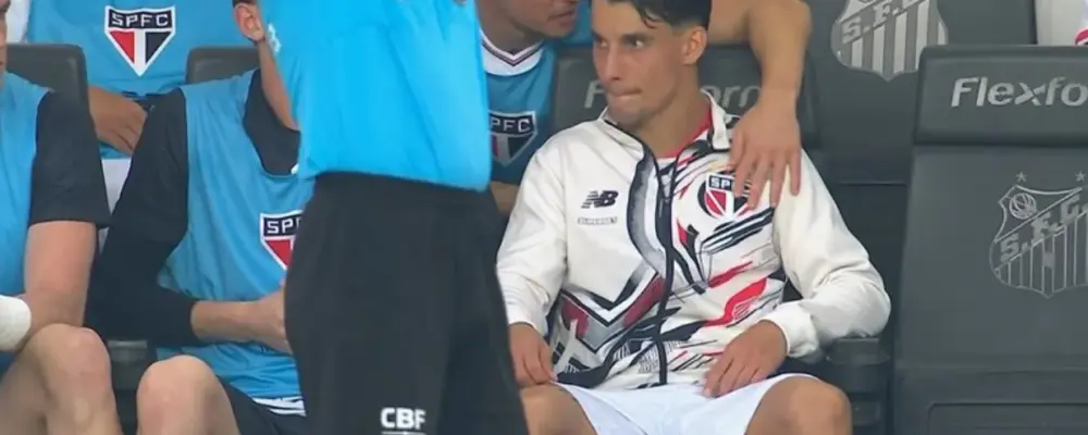 Ferreirinha tem lesão confirmada e vira dúvida no São Paulo para o jogo contra o Fluminense