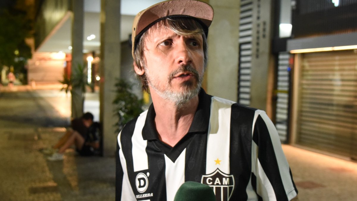 Fred Melo Paiva, icônico torcedor do Atlético e colunista do Estado de Minas, em entrevista exclusiva ao No Ataque (foto: Rafael Cyrne/EM/D.A Press)