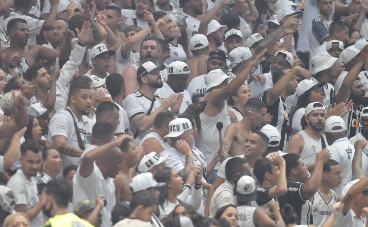 Galoucura na Arena MRV, estádio do Atlético (foto: Alexandre Guzanshe/EM/D.A Press)