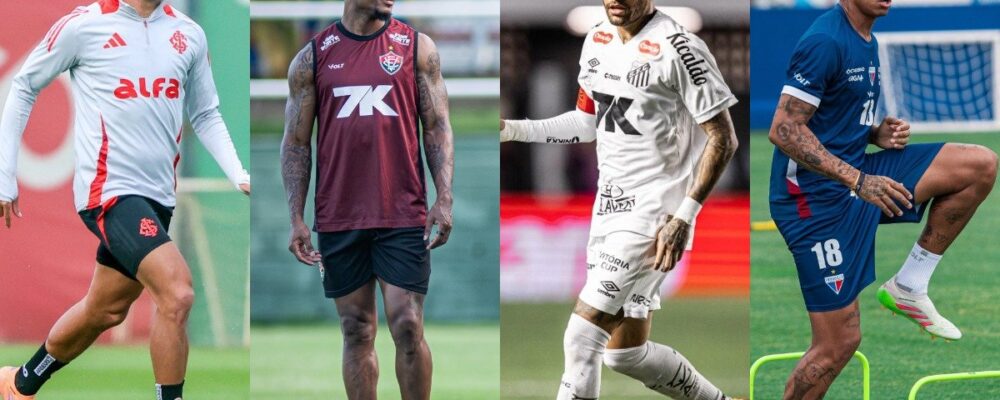 Inter, Vitória, Santos e Fortaleza contra o rebaixamento: qual a reta final mais difícil?