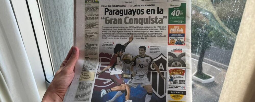Jornal paraguaio destaca Alonso e surpreende com provável escalação do Atlético