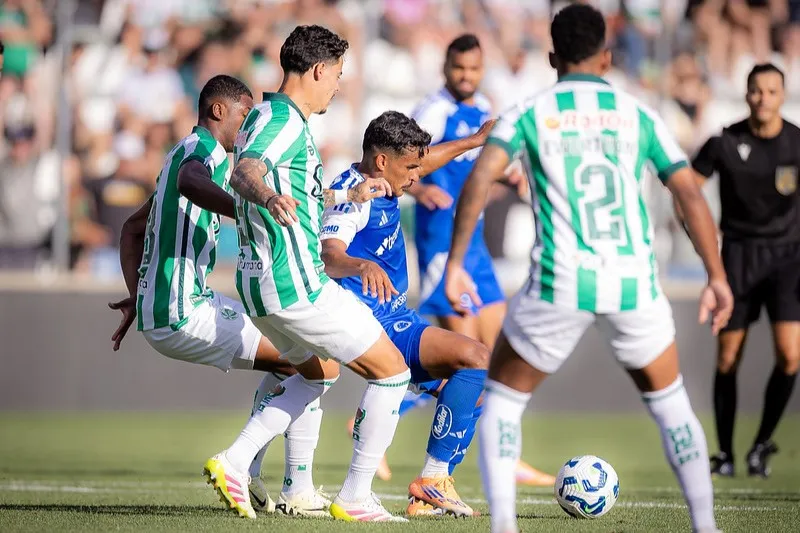 Juventude 3 x 3 Cruzeiro - Jogo frenético e empate ruim para os dois (Foto: Lucas Bubols/Cruzeiro)