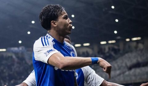 Kaio Jorge repete CR7 e vibra com gol do Cruzeiro: ‘Sou f***’