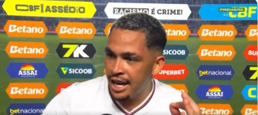 Luciano desabafa contra a arbitragem em São Paulo x Flamengo: ‘Não apitam pênaltis para nós’