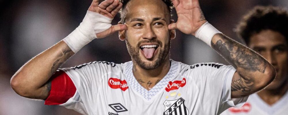 Neymar marca, Santos vence Sport e respira na luta contra o rebaixamento