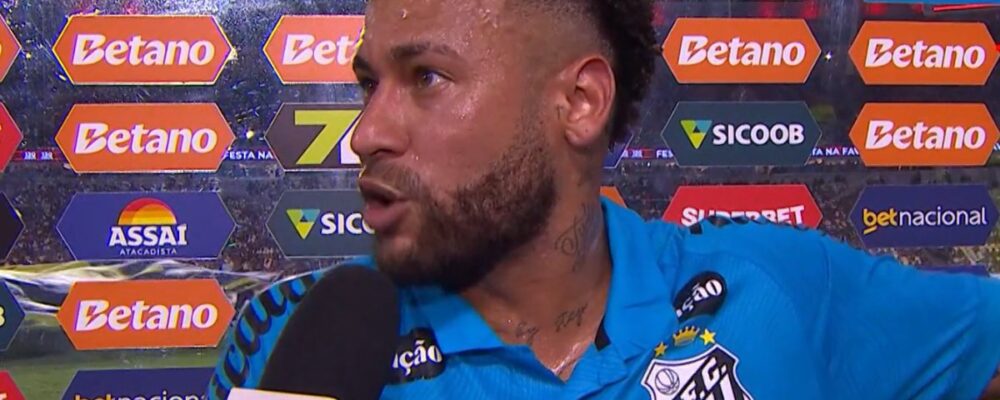 Neymar sobe tom contra árbitro de Flamengo x Santos: ‘Além de ruim, é arrogante’