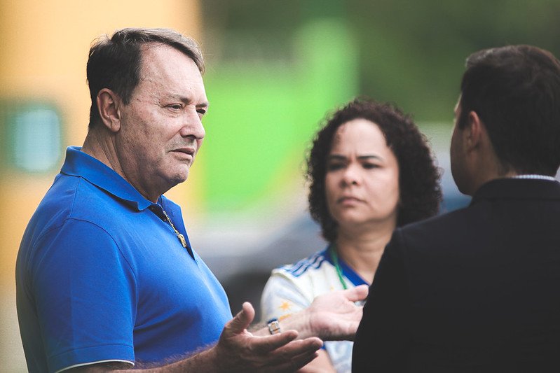 Sócio da SAF do Cruzeiro, Pedro Lourenço (foto: Gustavo Martins/AFP)