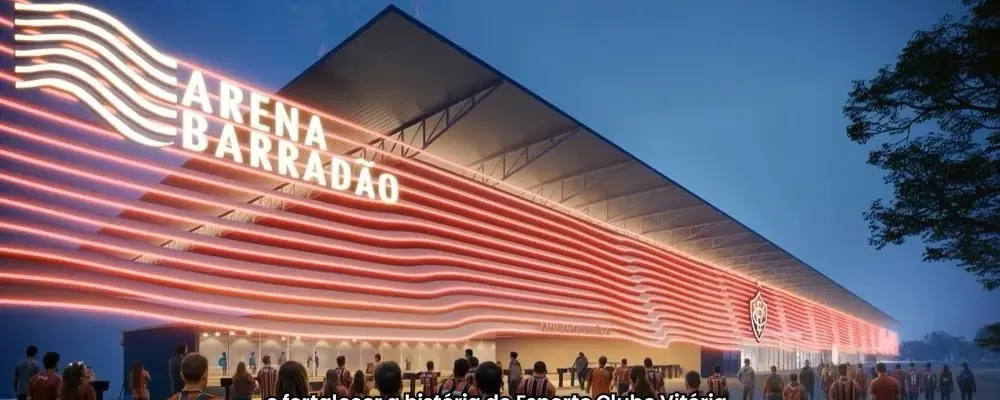 Projeto da Arena Barradão é apresentado pelo Vitória; veja fotos