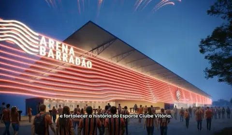 Projeto da Arena Barradão é apresentado pelo Vitória; veja fotos