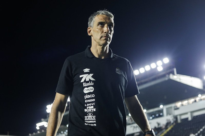 Juan Pablo Vojvoda, técnico do Santos (foto: Reinaldo Campos/ Santos)