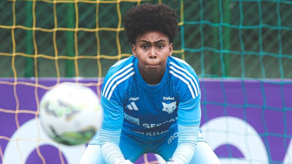 Camila Rodrigues, goleira do Cruzeiro (foto: Gustavo Martins/Cruzeiro)