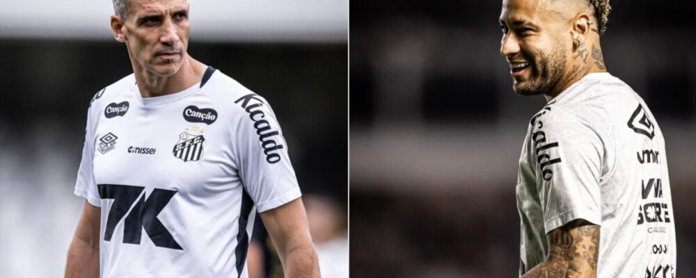 Técnico do Santos aponta Neymar como ‘líder’ e comenta titularidade nas partidas finais