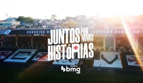 Vasco renova parceria com Banco Bmg até 2028 e lança nova campanha