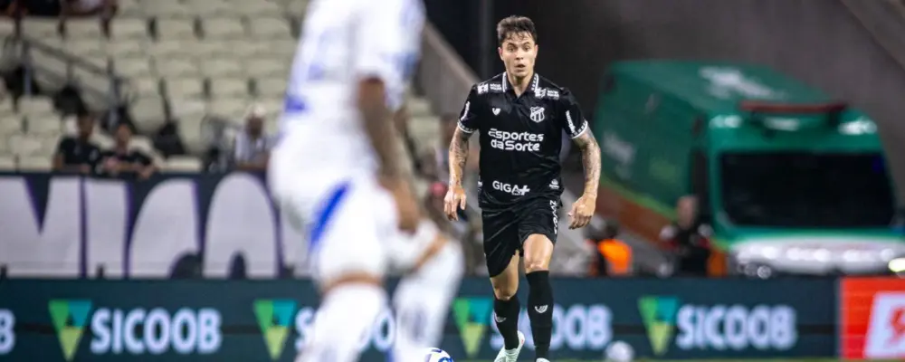 Volante do Ceará lamenta tropeço ante Cruzeiro: “Traz gosto amargo”