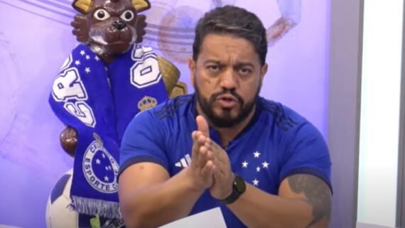 Hugão, comentarista do Alterosa Esporte (foto: Reprodução/TV Alterosa)