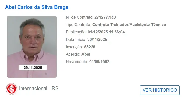 Abel Braga aparece no BID de camisa rosa após declaração homofóbica