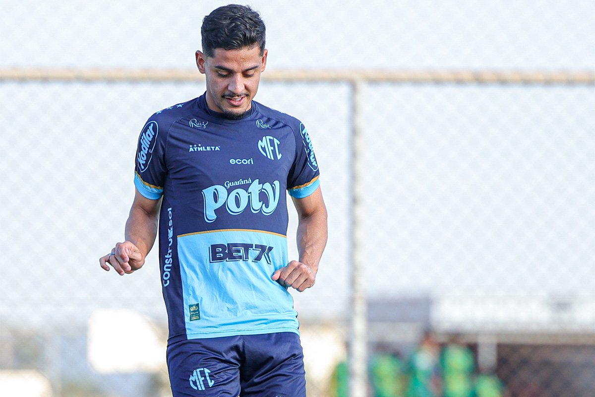 Neto Moura, volante do Mirassol - (foto: JP Pinheiro/Agência Mirassol)