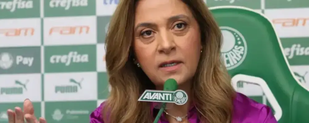 Leila diz que é inadmissível Palmeiras ‘perder para ele mesmo’ e ironiza: ‘Não chuto no gol’