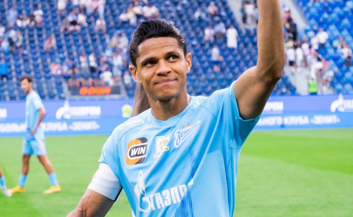 Douglas Santos, lateral-esquerdo do Zenit-RUS e ex-jogador do Atlético - (foto: Divulgação/Zenit)