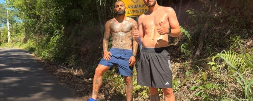 A reação da torcida do Cruzeiro à 1ª foto de Gabigol no período de férias