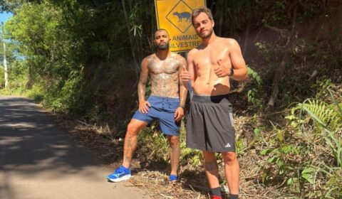 A reação da torcida do Cruzeiro à 1ª foto de Gabigol no período de férias