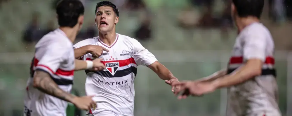 América-MG 1 x 2 São Paulo – Crias de Cotias são pentacampeões da Copa do Brasil Sub-20