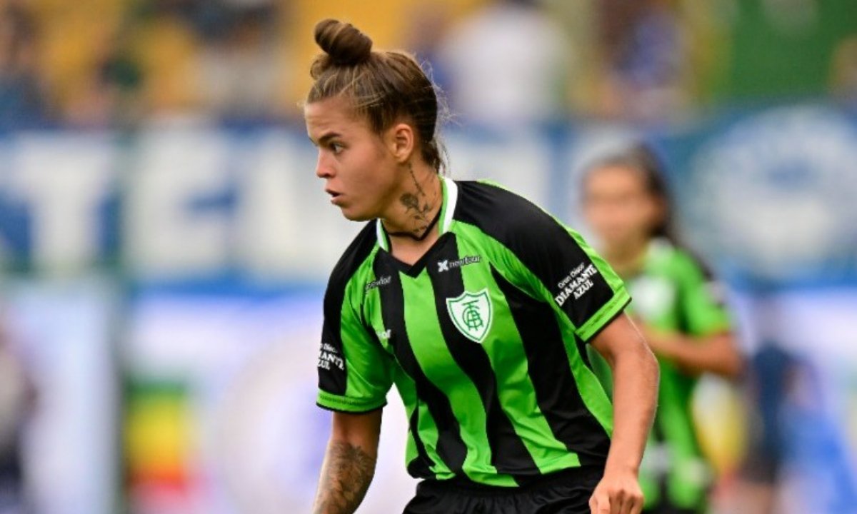 Atacante Pimenta foi artilheira do América em 2025 (foto: Mourão Panda/América)