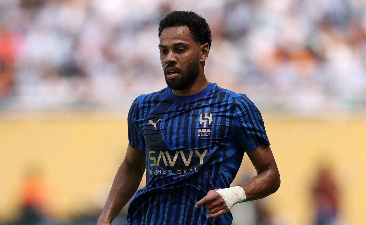 Renan Lodi, novo lateral-esquerdo do Atlético (foto: Dan Mullan/AFP)