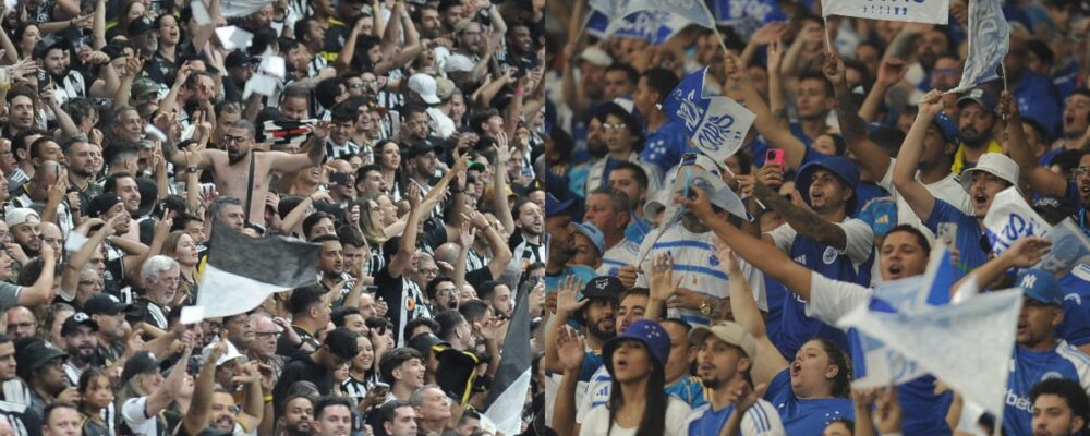 Atlético ou Cruzeiro? Pesquisa aponta torcida mais barulhenta