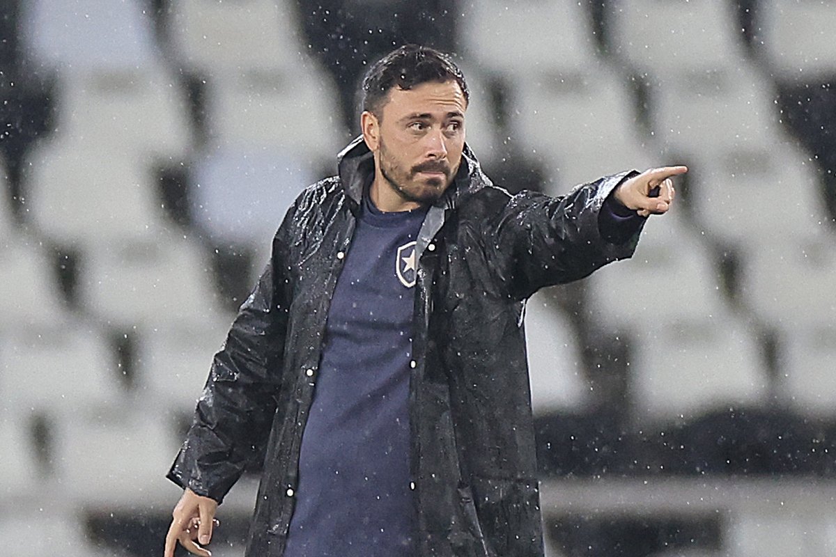 Davide Ancelotti, técnico do Botafogo (foto: Vítor Silva/Botafogo)