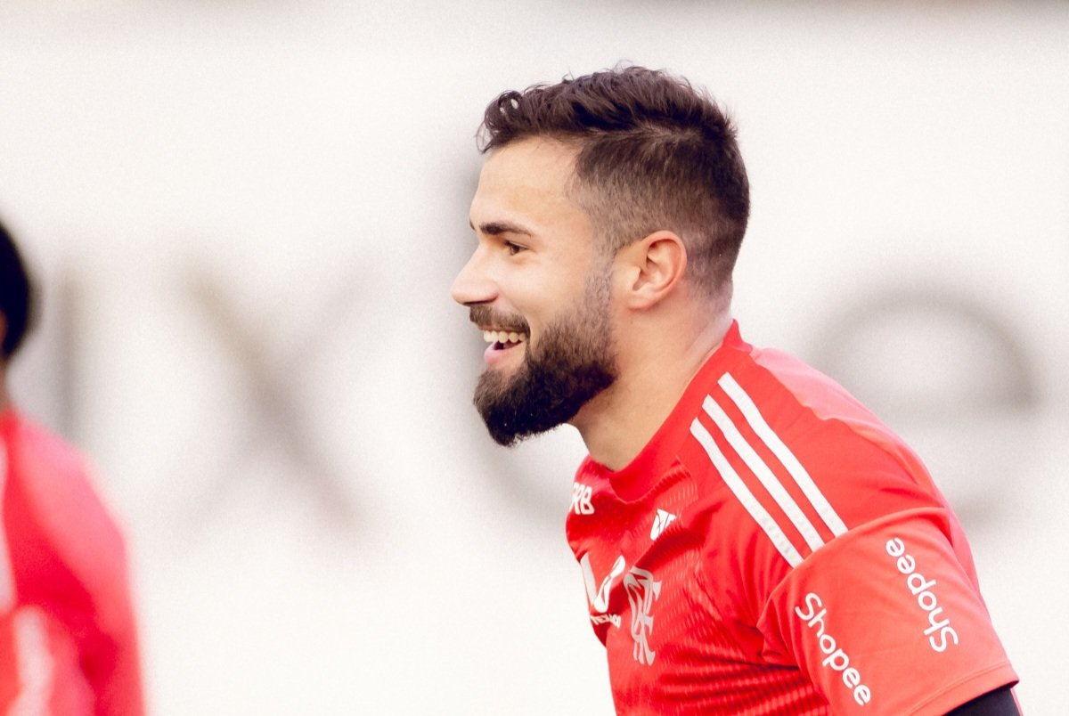 Matheus Cunha, goleiro do Flamengo (foto: Adriano Fontes/Flamengo)
