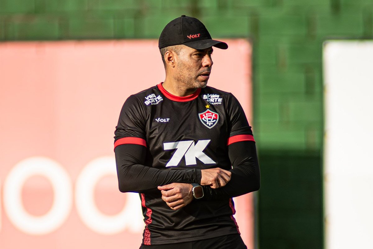 Jair Ventura, técnico do Vitória (foto: Victor Ferreira | EC Vitória)
