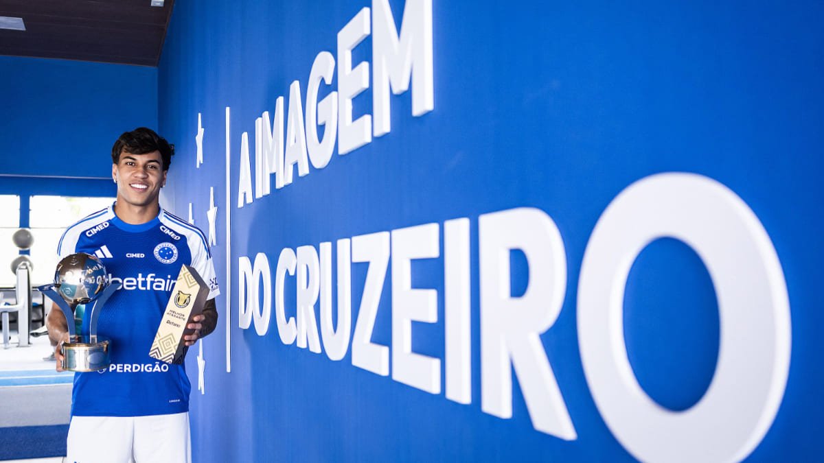 Kaio Jorge, atacante do Cruzeiro, encerrou a temporada 2025 como artilheiro do Brasileiro e da Copa do Brasil (foto: Gustavo Aleixo/Cruzeiro)