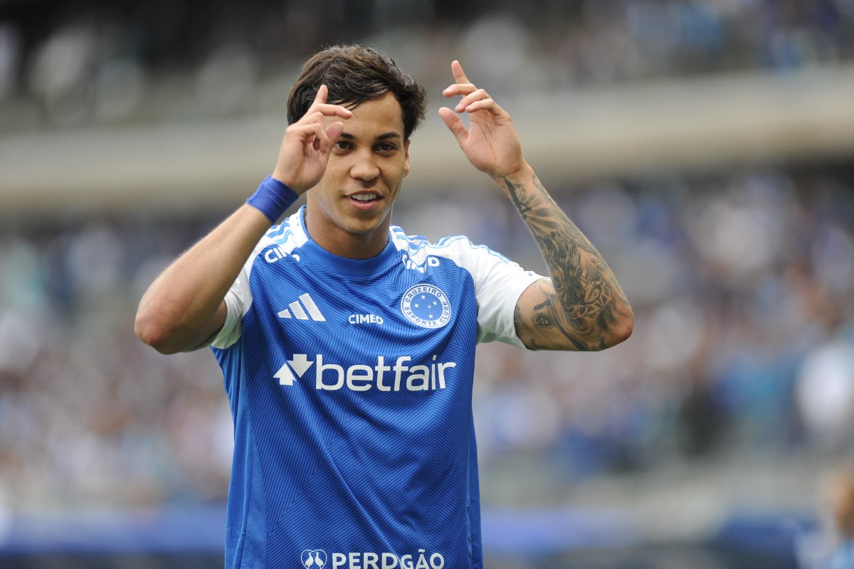 Kaio Jorge, atacante do Cruzeiro (foto: Alexandre Guzanshe/EM/D.A. Press)