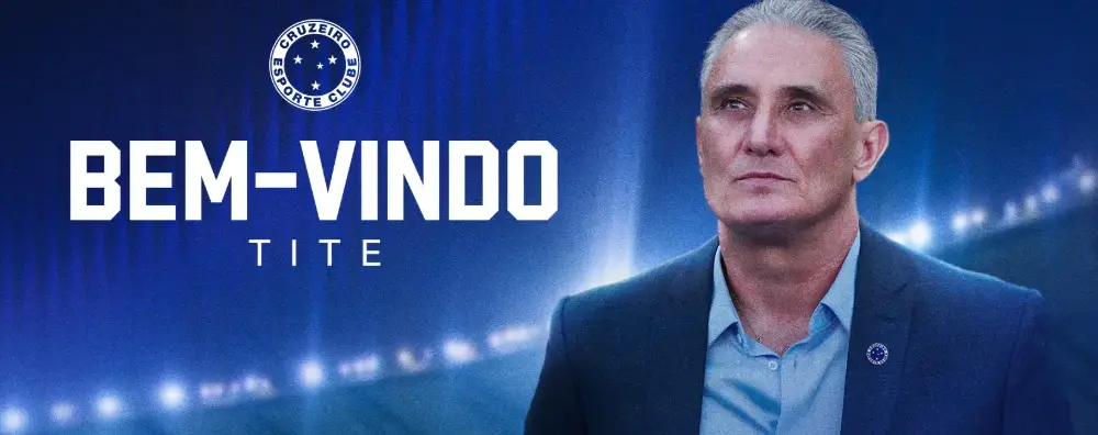 Cruzeiro anuncia Tite como novo treinador até o fim de 2026