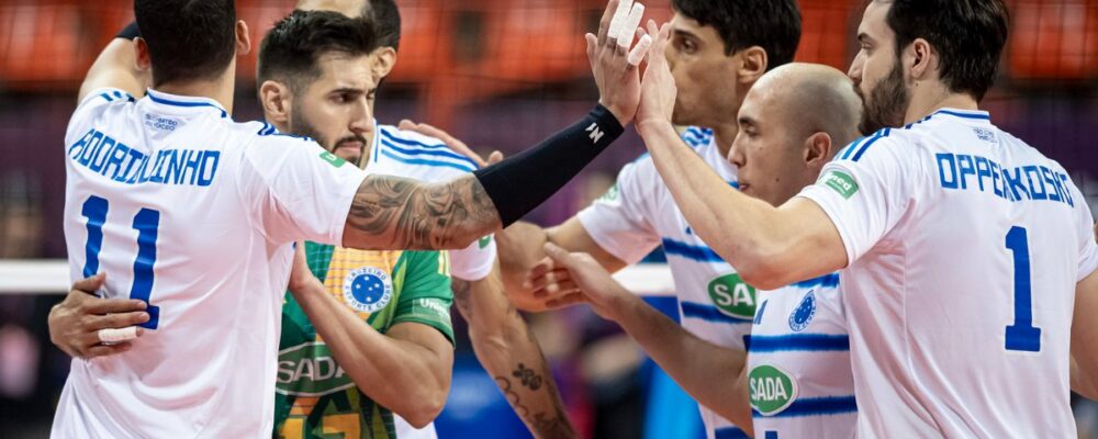 Cruzeiro se recupera, atropela Swehly e respira no Mundial de Vôlei