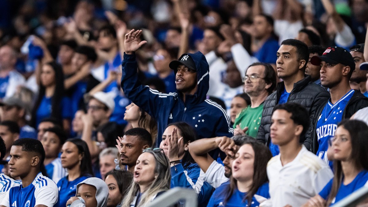 Torcedores do Cruzeiro no Mineirão (foto: Gustavo Aleixo/Cruzeiro - 23/11/2025)
