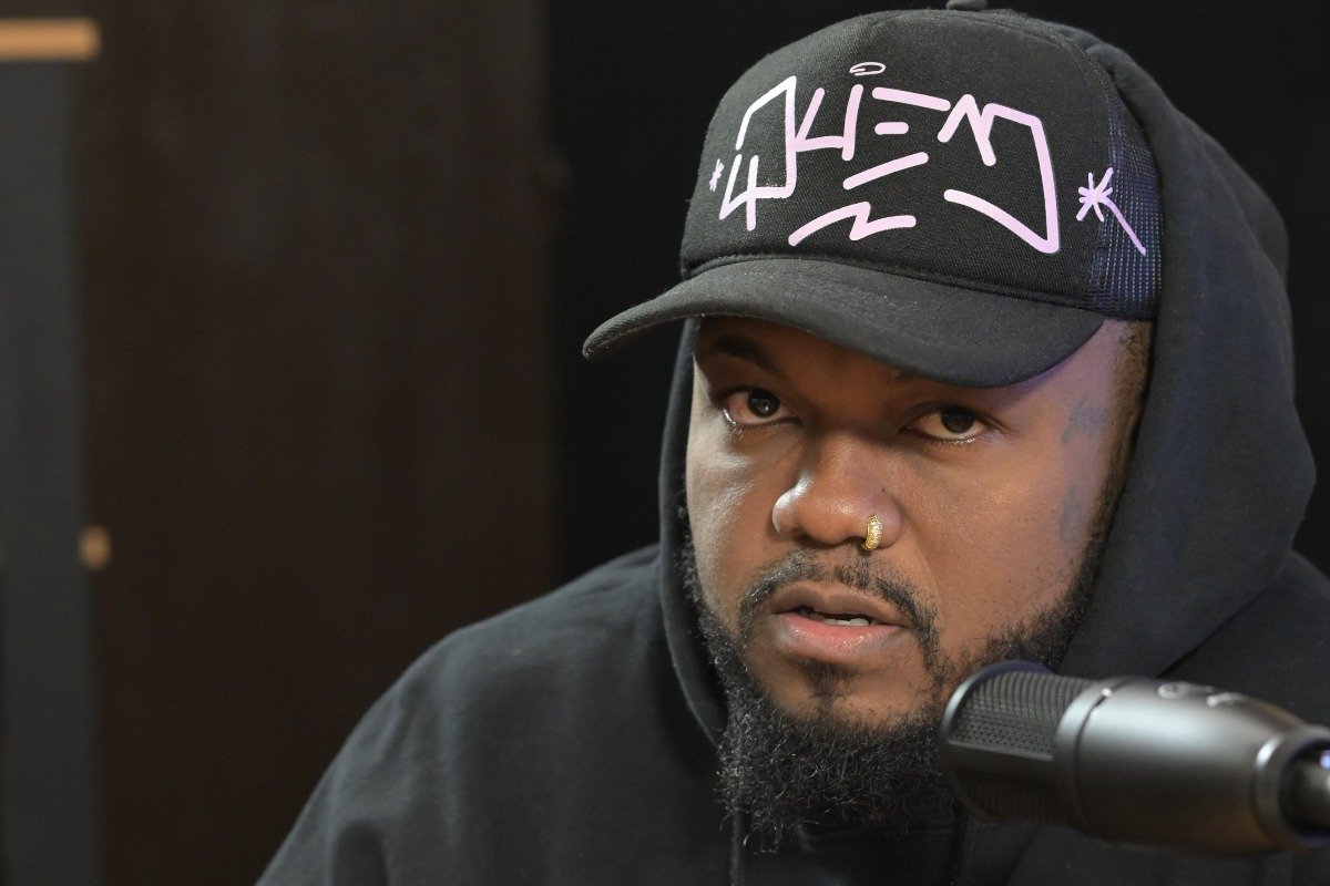 Djonga, rapper mineiro e torcedor do Atlético (foto: Leandro Couri/EM/D.A. Press)