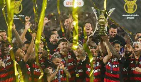 Flamengo provoca Palmeiras nas redes sociais após título do Brasileirão: ‘Vice de novo’