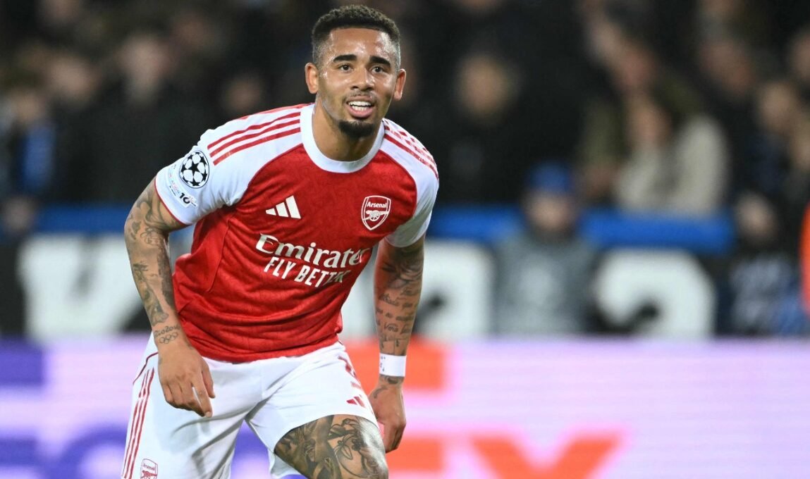 Gabriel Jesus em ação pelo Arsenal (foto: Nicolas Tucat/AFP)