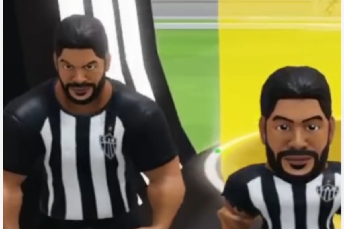 Skins do jogador Hulk, do Atlético, no Roblox (foto: Reprodução/Atlético)