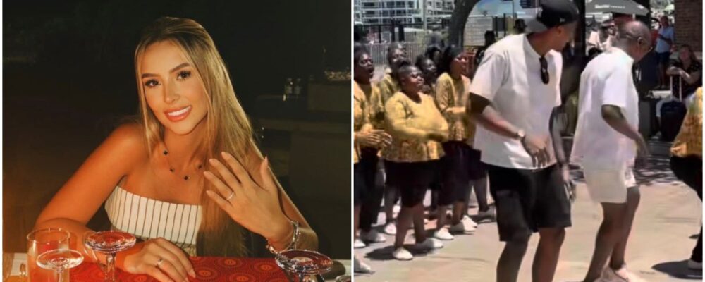 Jogador do Atlético pede namorada em casamento e dança na rua na África do Sul