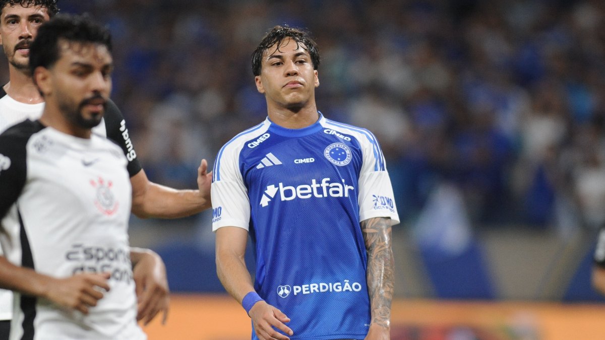 Kaio Jorge durante o jogo contra o Corinthians pela Copa do Brasil (foto: Alexandre Guzanshe/EM/D.A. Press - 10/12/2025)