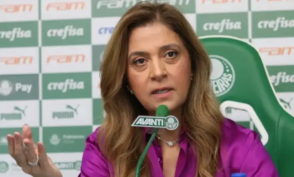Leila diz que é inadmissível Palmeiras 'perder para ele mesmo' e ironiza: 'Não chuto no gol' (Foto: Divulgação)