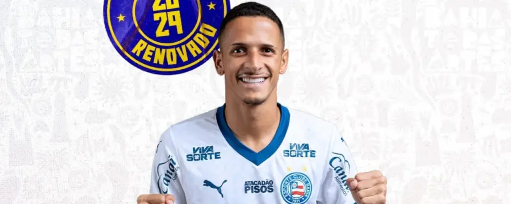 Luciano Juba renova com o Bahia e mira seleção brasileira