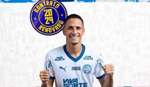 Luciano Juba renova com o Bahia e mira seleção brasileira