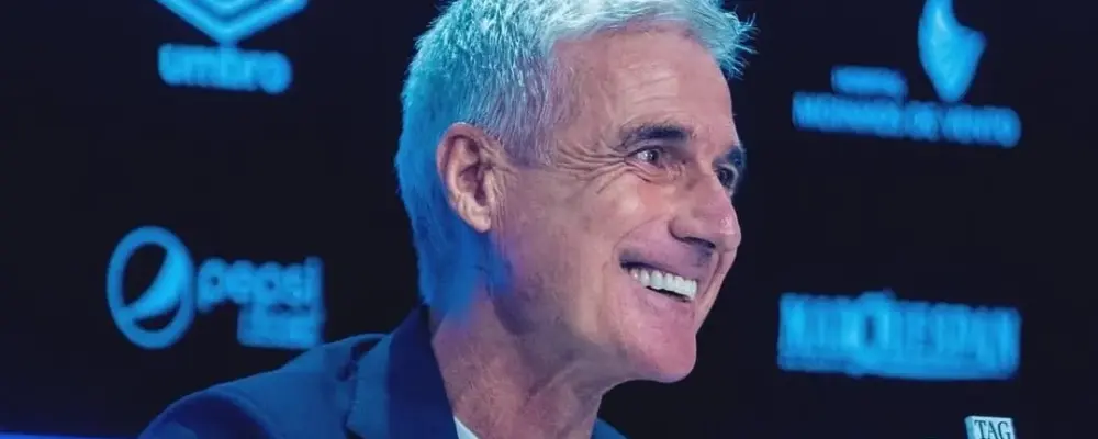 Luís Castro chega confiante no Grêmio: ‘Queremos ser protagonistas’