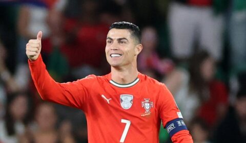 O que Cristiano Ronaldo comentou em post do Grêmio?