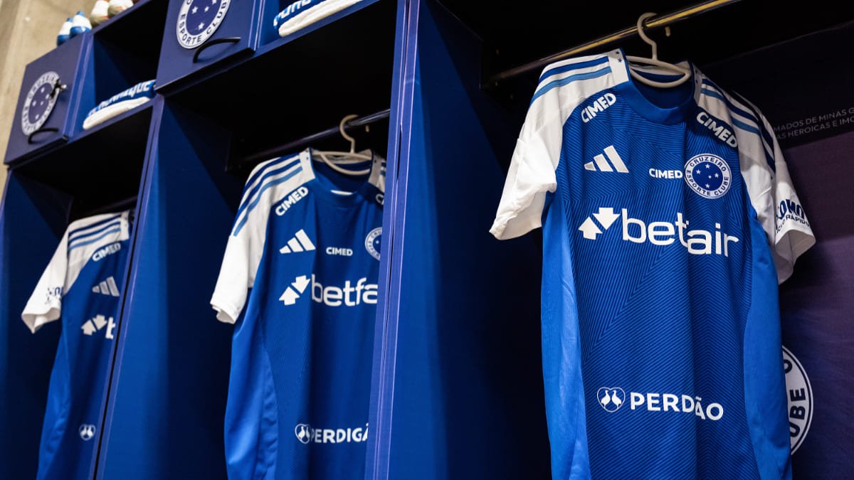 Uniforme do Cruzeiro para a temporada 2025 (foto: Gustavo Aleixo/Cruzeiro)